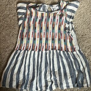 Women’s medium THML rainbow stripe top